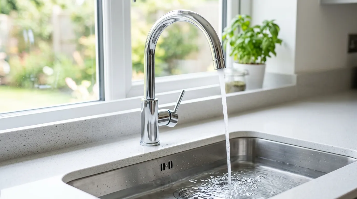 Local Plumbing Master Pros same day plumber fixing a faucet in Grand Haven, MI
